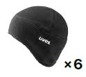 bike cap set (6 Stück) black